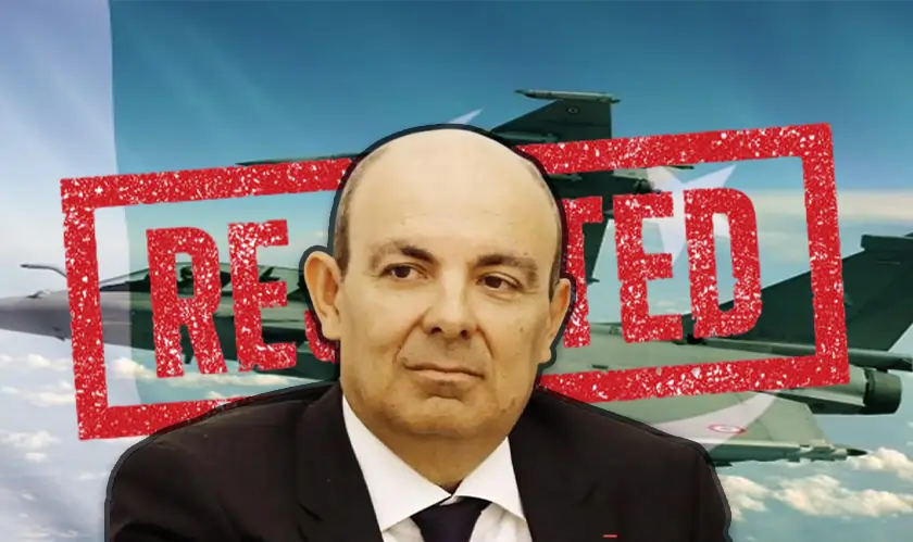 Dassault CEO Trappier Rejects Pakistani Rafale Claims